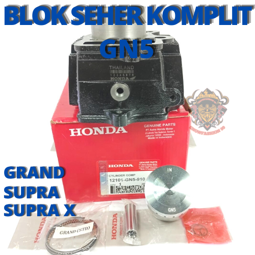 Blok Seher Gn Cylinder Piston Kit Komplit Honda Grand Supra Kualitas