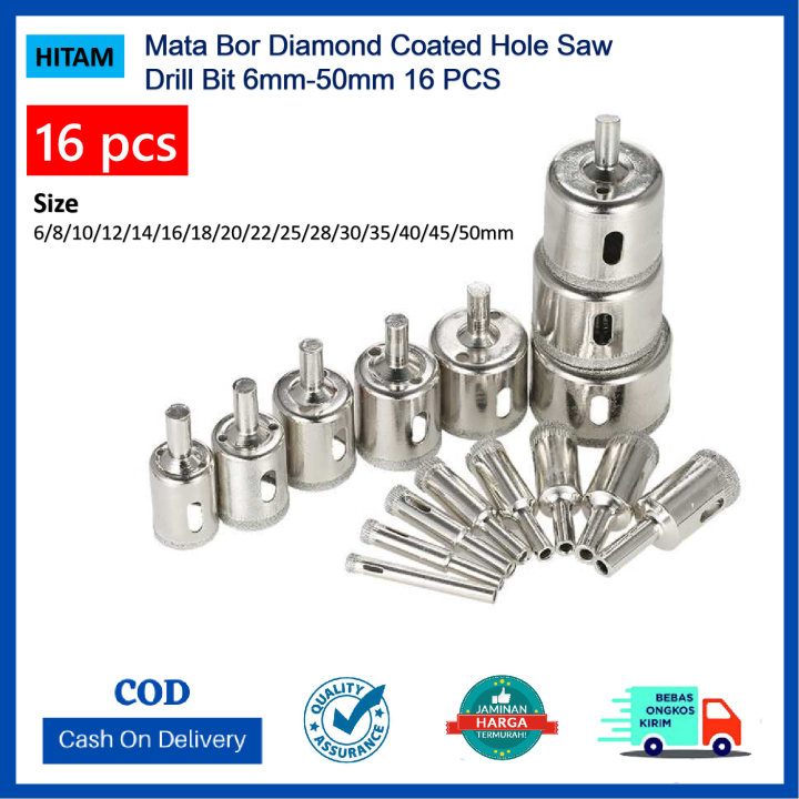 Mata Bor Diamond Coated Hole Drill Bit Material Electroplated Diamond