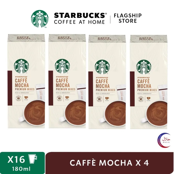 The New Starbucks Caff Mocha Premium Mixes G Box Of X G Sticks