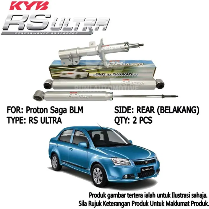 Kyb Proton Saga Blm Rear Belakang Rs Ultra Shock Absorber Pcs Lazada