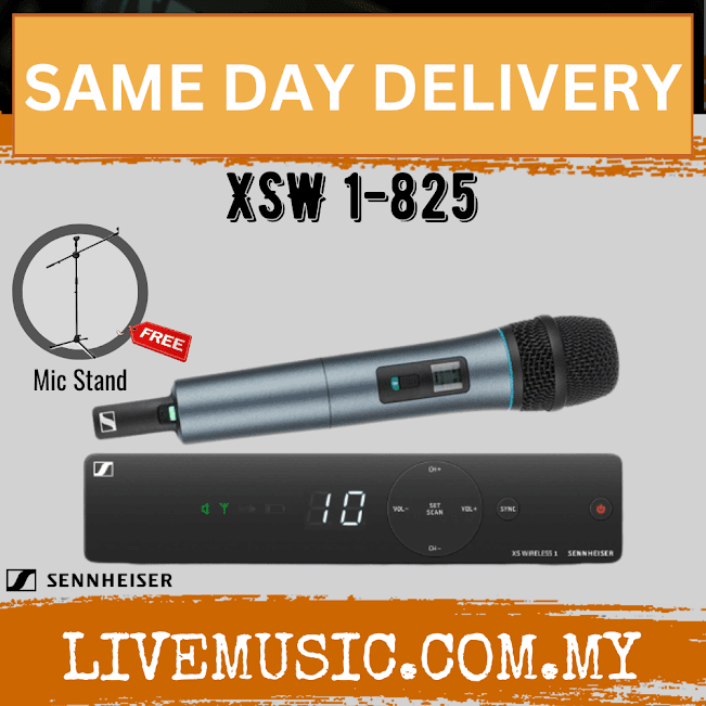 Sennheiser Xsw A Wireless Handheld Microphone System With Gator