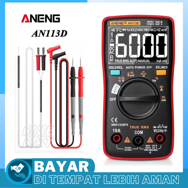 Cod Aneng Digital Multimeter Voltage Tester An D Multitester