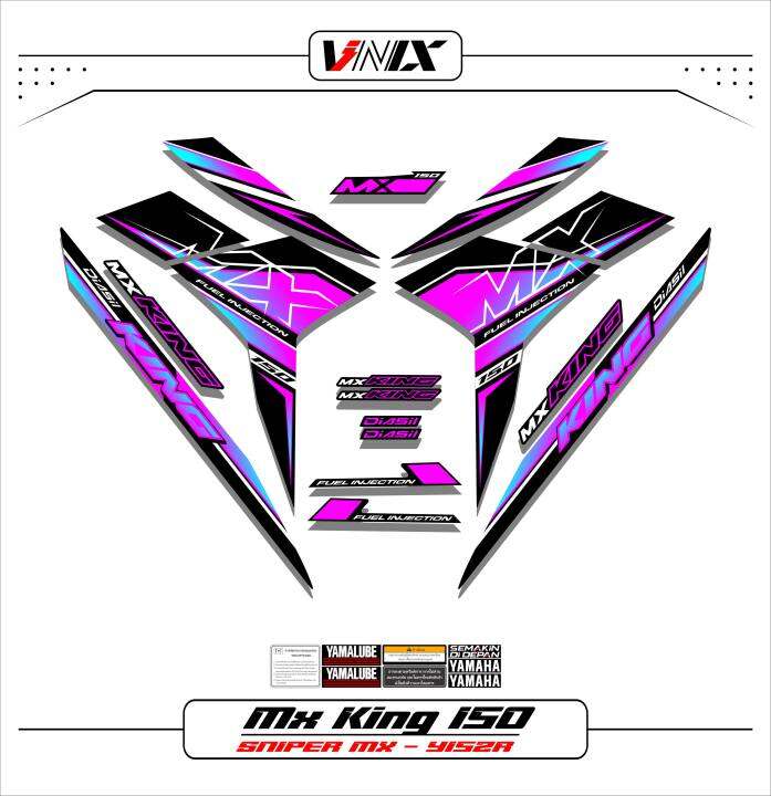 Striping Mx King Motif C Yamaha Sniper Mxi Sticker Mxking