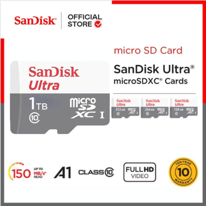 Sandisk Ultra Micro Sdxc Gb Gb Gb Tb Class Uhs I Memory