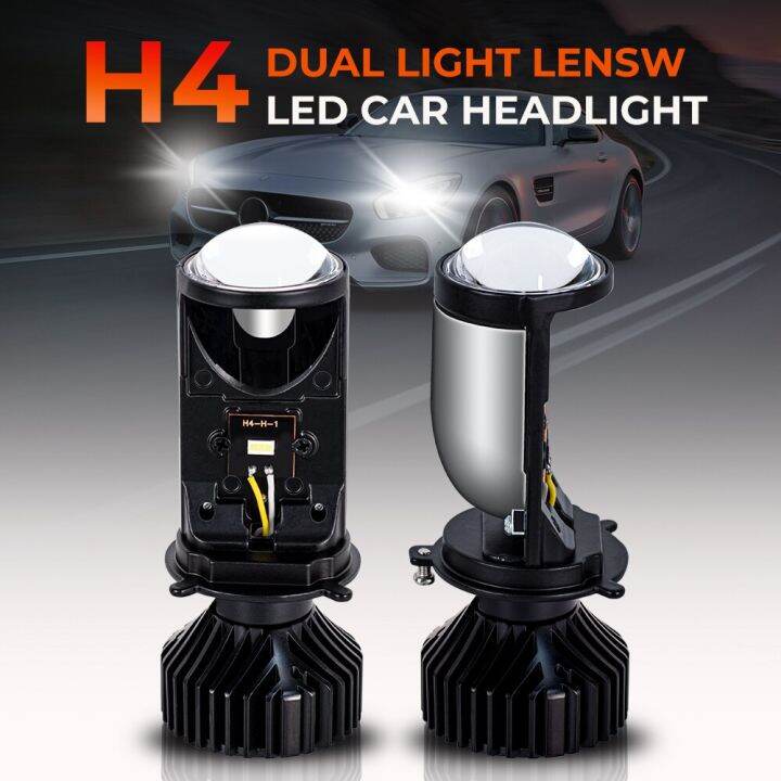 Canbus W Pair Lamp H Led Mini Projector Lens Automobles Bulb Lm