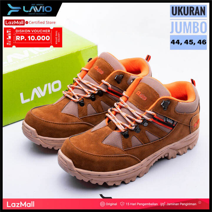 Sepatu Safety Pria Big Size Lavio Geneva Low Sepatu Hiking Proyek