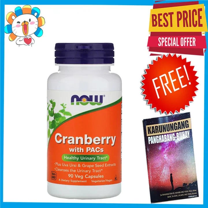 Now Foods Cranberry With PACs 90 Veg Capsules Lazada PH