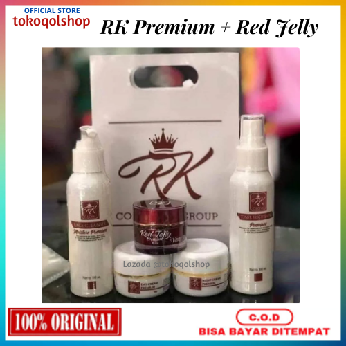 Rk Glow Premium Paket Red Jelly Rk Glow Skincare Original Paket