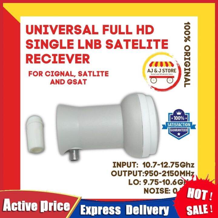 Universal Full HD Single LNB Satelite Receiver For Cignal Satlite GSAT