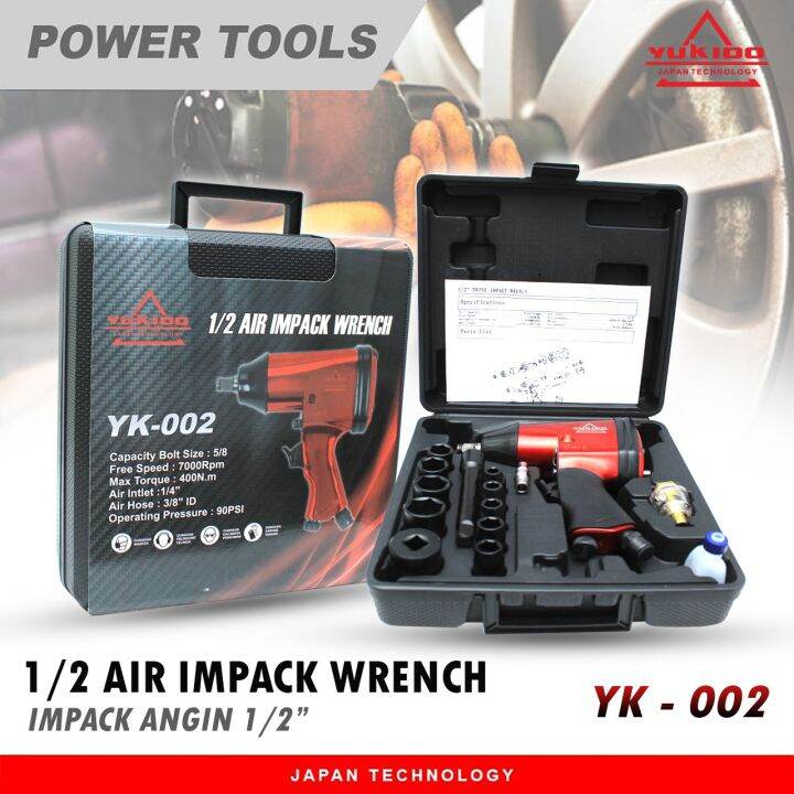 Air Impact Wrench Inch Alat Pembuka Dan Pengencang Baut Inch