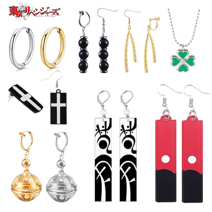 Wholesale Tokyo Revengers Izana Kurokawa Drop Earrings Anime Acrylic