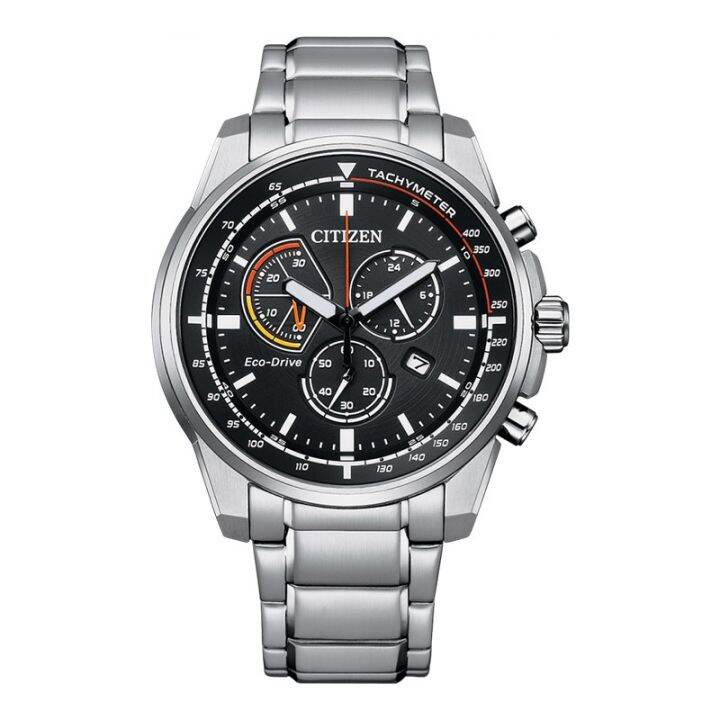 Jam Tangan Pria Citizen Eco Drive At E Chronograph Men Black Dial