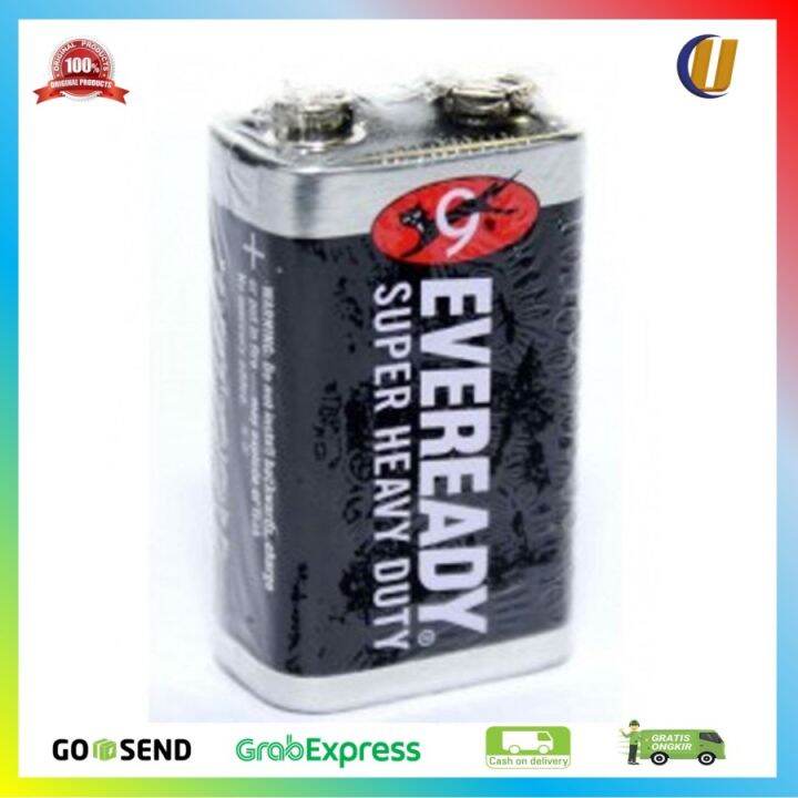 Baterai Battery Volt Eveready Kotak V Hitam Super Heavy Duty