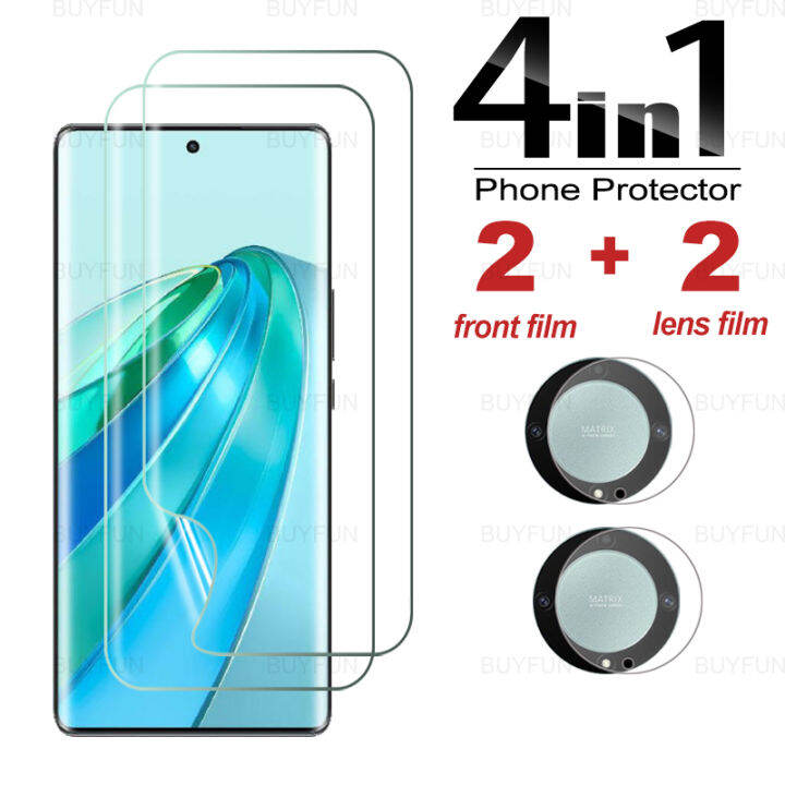 4in 1 For Huawei Honor X9a X40 HD Front Hydrogel Film For Honor Honer