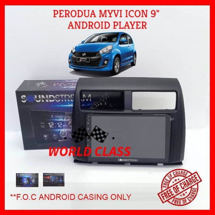 Perodua Myvi Icon Soundstream Android Ips Player Full Hd