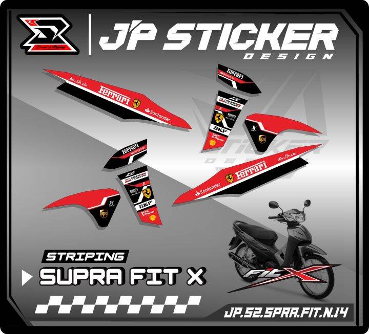 Supra Fit X Sticker Striping Supra Fit X New Stiker Striping List