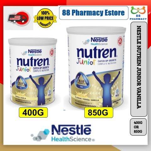 NESTLE NUTREN JUNIOR VANILLA MILK POWDER 850G 400G Lazada