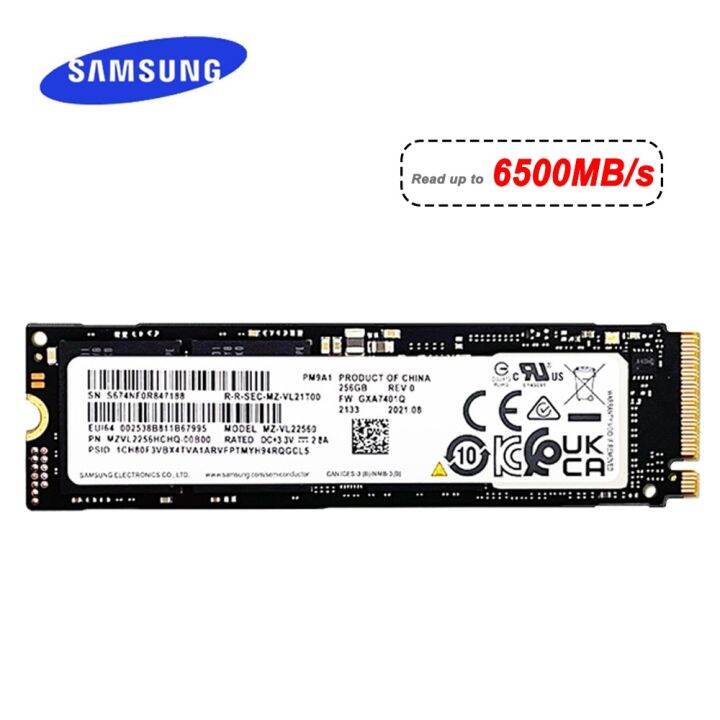 PM9A1 PM981A SSD M 2 256GB 512GB 1TB 2TB Nvme Pcie 4 0X3 Internal Solid