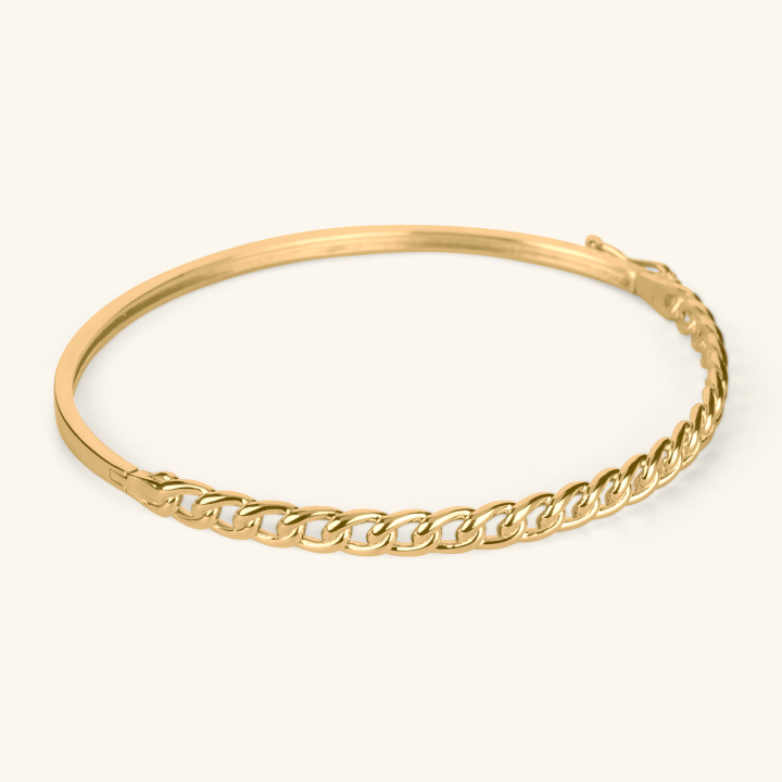 Foundry Chain Bangle 14k Gold Lazada PH