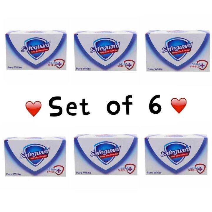 Set Of Safeguard Pure White Soap G Lazada Ph