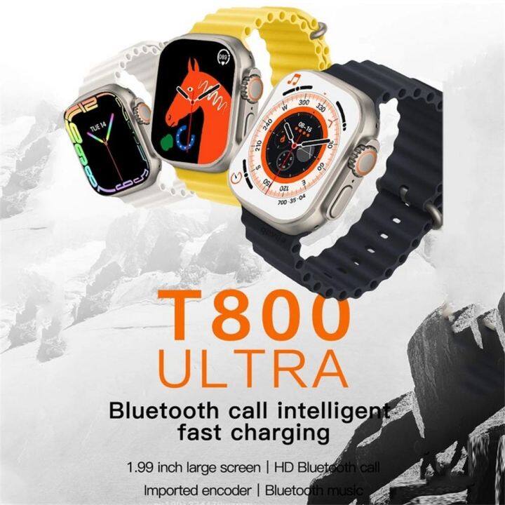 Men Women Smart Watch T800 Ultra Series 8 Bluetooth Compatible Call