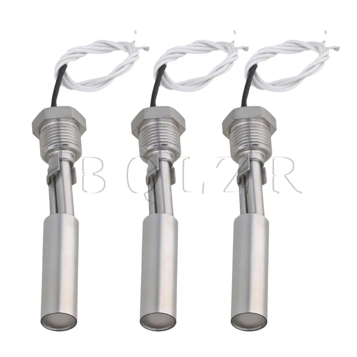 3pcs Stainless Steel Liquid Water Level Sensor Horizontal Float Switch