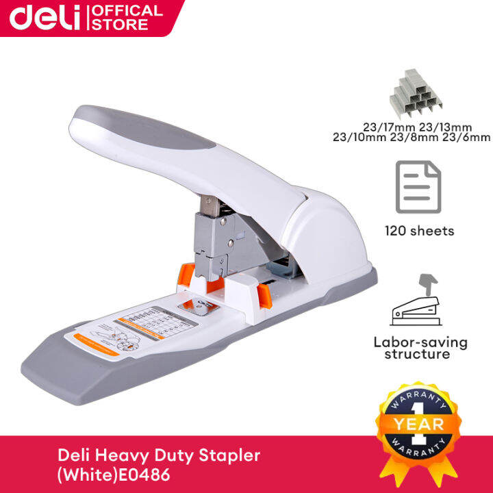 Deli E0486 Heavy Duty Stapler 120sheets Heavy Duty Stapler For Office