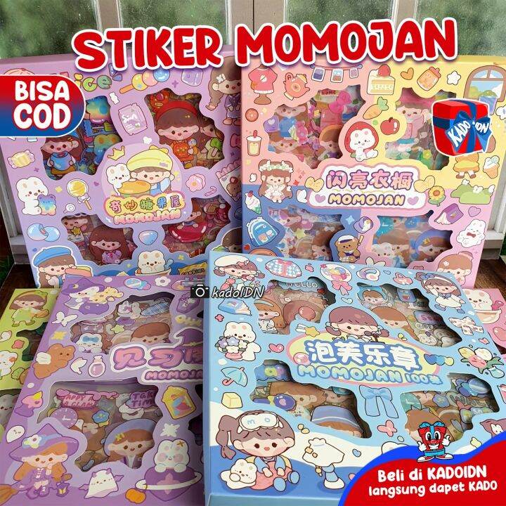 Sticker Karakter Momojan Isi Lembar Pet Lazada Indonesia