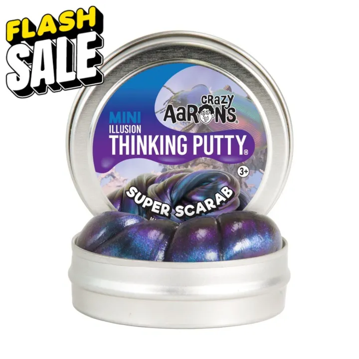 Crazy Aaron s Thinking Putty Super Scarab รน Super Illusions