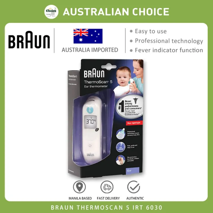 Braun Thermoscan 5 IRT 6030 Australia Imported Lazada PH