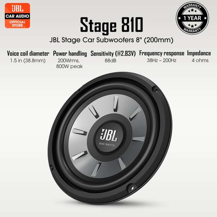 Jbl Stage Inch Subwoofer Lazada