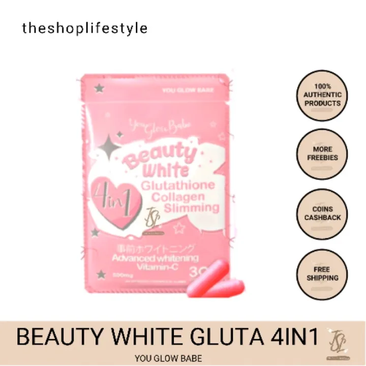 BEAUTY WHITE GLUTATHIONE You Glow Babe Lazada PH