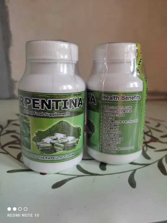 SERPENTINA HERBAL CAPSULE 5 BOTTTLES WITH FREE INHALER Lazada PH