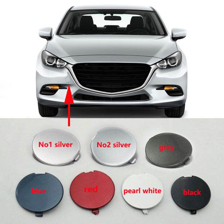 For Mazda Axela Car Front Bumper Tow Hook Cover Hauling Eye