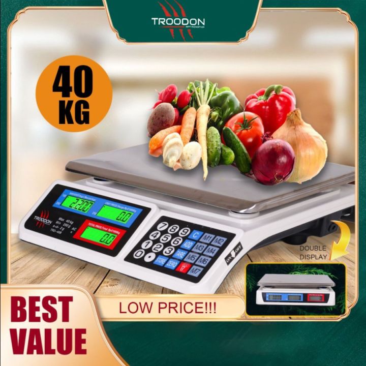 Timbangan Buah Digital Scale Double Computing Troodon Kg Lazada