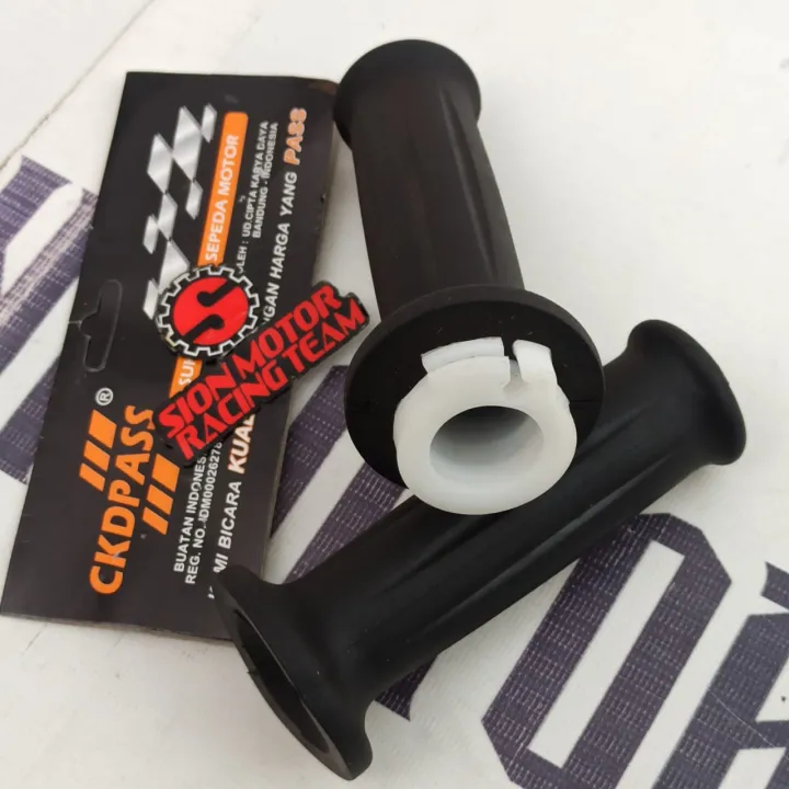 Handpad HandGrip Grip Karet Pegangan Stang Pipa Gas Yamaha Fino Old