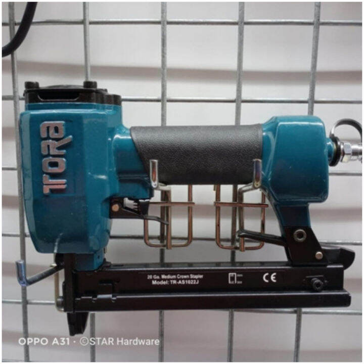 Air Nailer F Pneumatic Brad Nailer Stapler Gun Mesin Paku Tembak