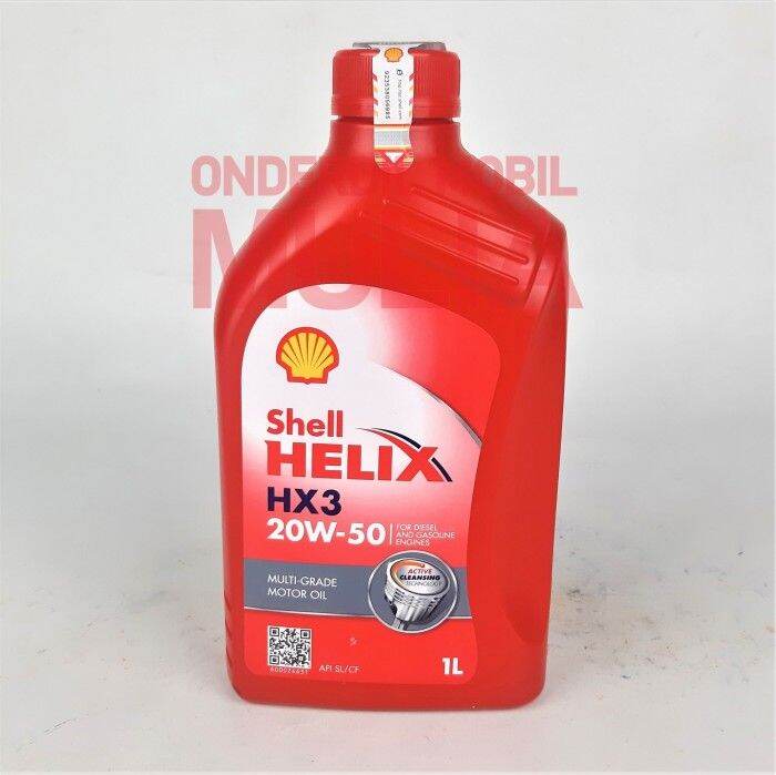 Oli Shell Helix Hx Sae W Liter Lazada Indonesia