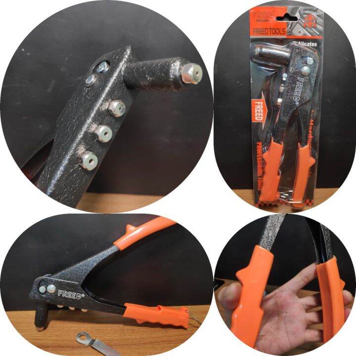 Ktp Tang Rivet Ripet Aluminium Hand Riveter Tembakan Paku Inch