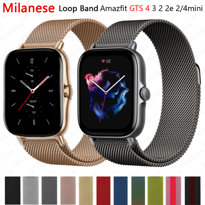 Milanese Stainless Steel Watch Band For Xiaomi Huami Amazfit Gts