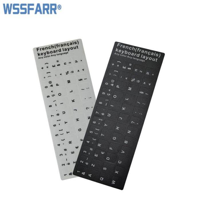 French Keypad Label Sticker Eco Environment Plastic French Keyboard