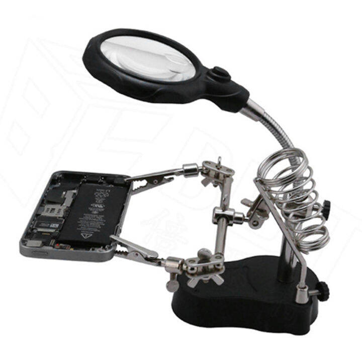 Yywelding Magnifying Glass With Led Light X X Auxiliary Clip