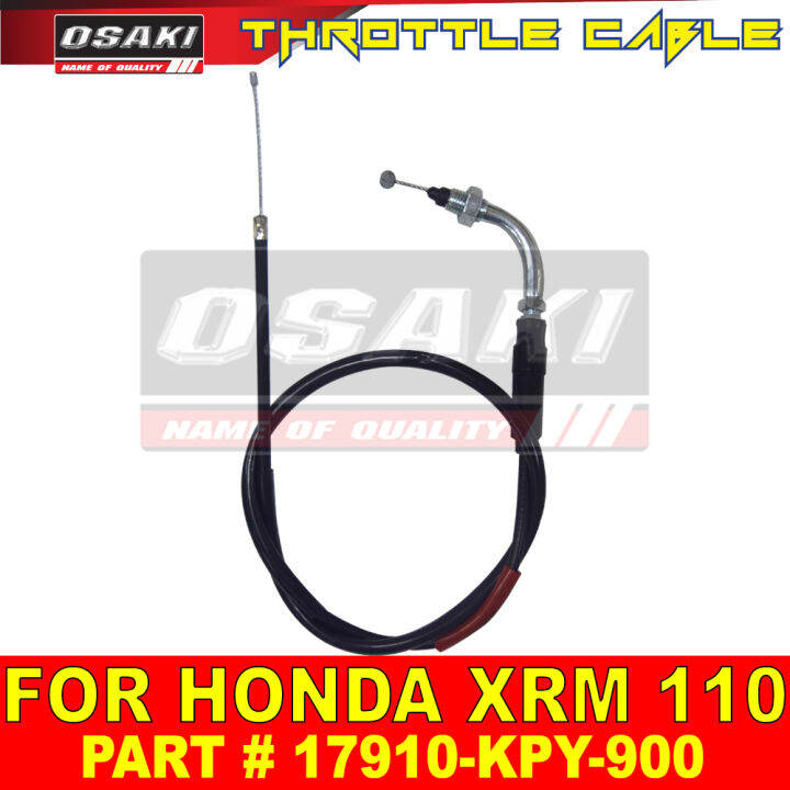 Osaki Motorcycle Throttle Cable For Honda Xrm Kpy