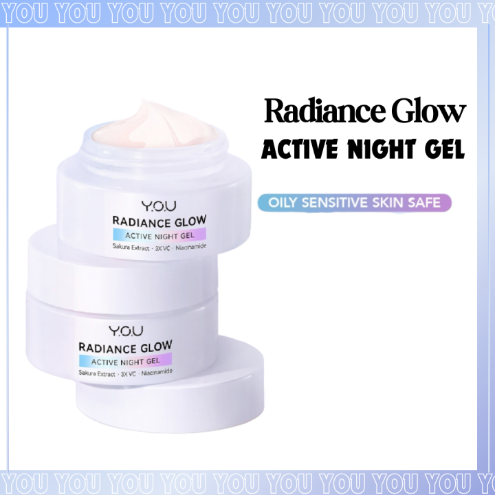 You Radiance Glow Active Night Gel 30g Brightening Vitamin C