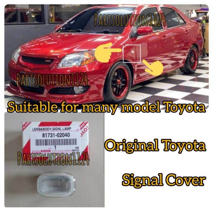 ORIGINAL TOYOTA SIGNAL LAMP COVER FENDER LAMP MUDGUARD LAMP VIOS NCP42