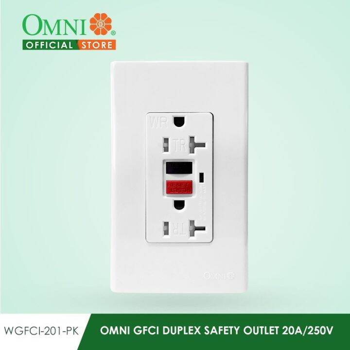 Omni Gfci Duplex Outlet A V Wgfci Pk Lazada Ph