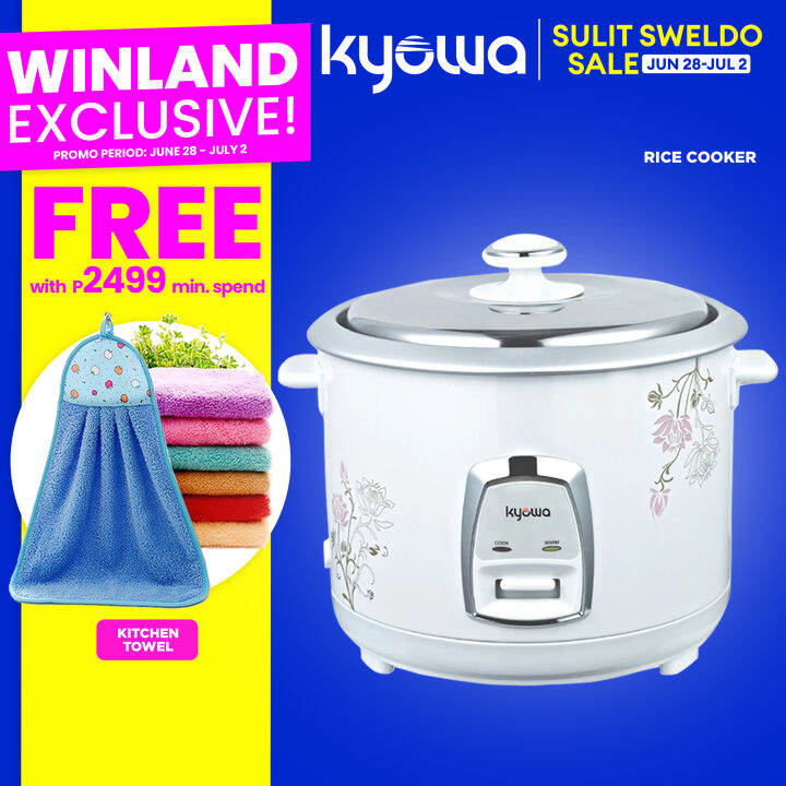 KYOWA By Winland 1 5L Serves 4 5 Cups Rice Cooker Without Steamer KW