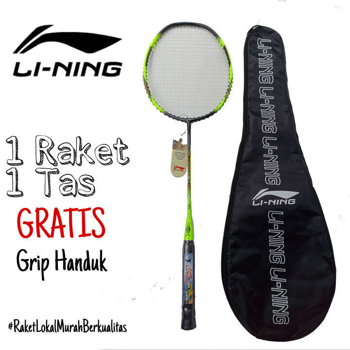 Raket Senyawa Raket Badminton Bulutangkis Lining Asli Murah Bonus Tas