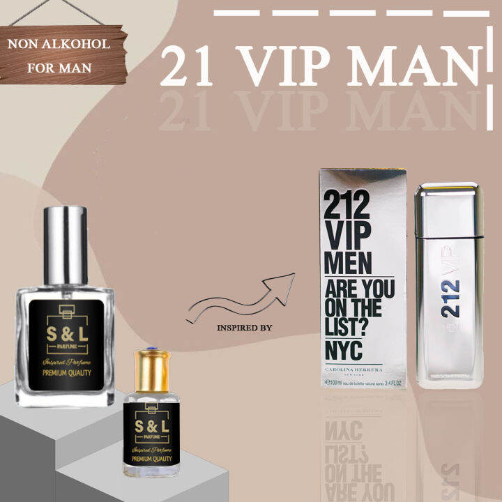 TERLARIS Perfum VIP Man Non Alkohol Parfume Pria Tahan Lama