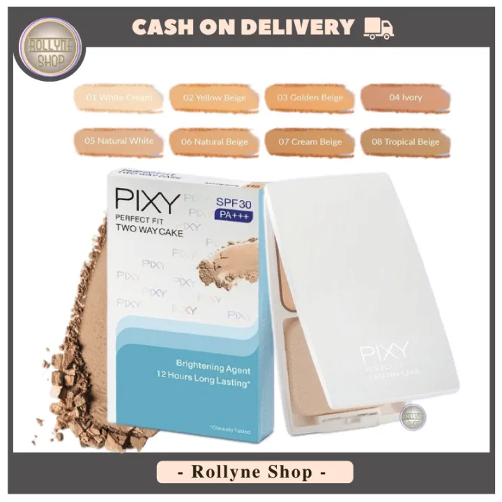 Pixy Uv Whitening Two Way Cake Perfect Fit By Rollyne Shop Lazada